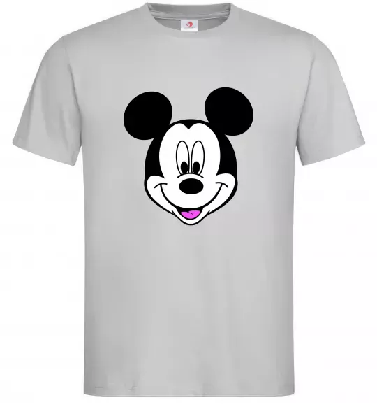 Чоловіча футболка Міккі Маус Сірий фото