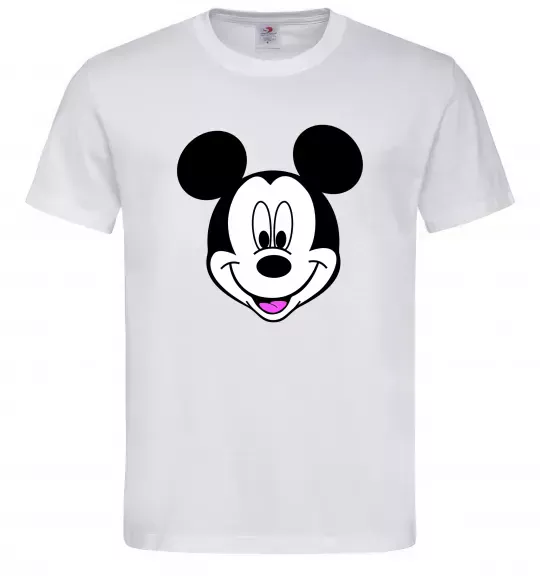 Чоловіча футболка Міккі Маус Білий фото