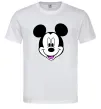Чоловіча футболка Міккі Маус Білий фото