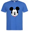 Чоловіча футболка Міккі Маус Яскраво-синій фото