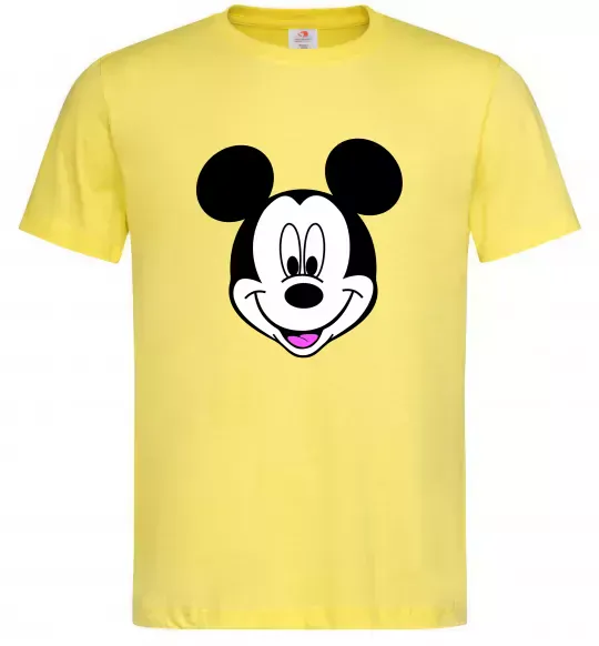 Чоловіча футболка Міккі Маус Лимонний фото