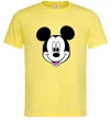 Чоловіча футболка Міккі Маус Лимонний фото