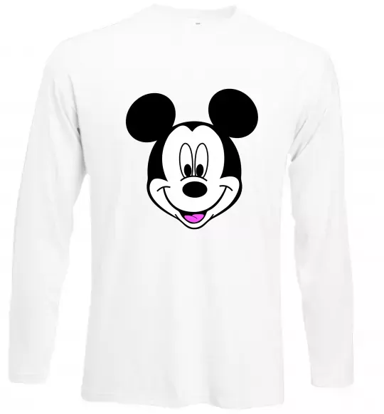 Лонгслив Міккі Маус Белый фото