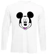 Лонгслив Міккі Маус Белый фото