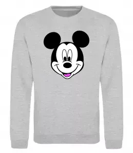 Свитшот Міккі Маус закоханий Серый меланж фото