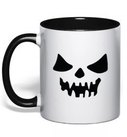 Чашка з кольоровою ручкою Хеллоуин