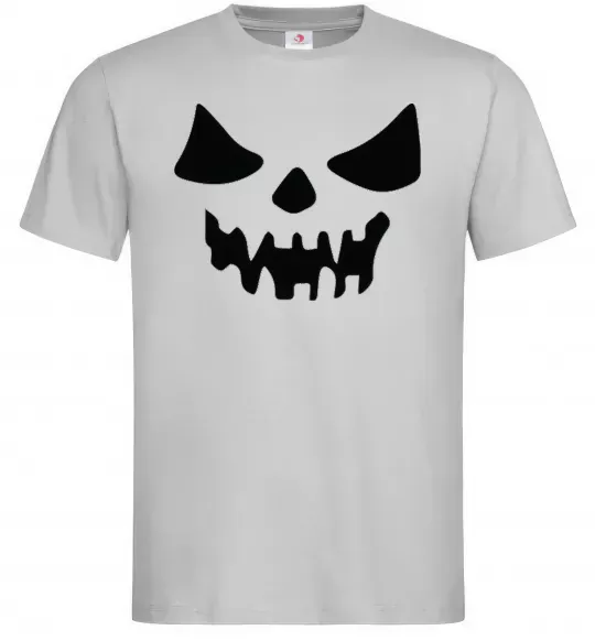 Чоловіча футболка Хеллоуин Сірий фото