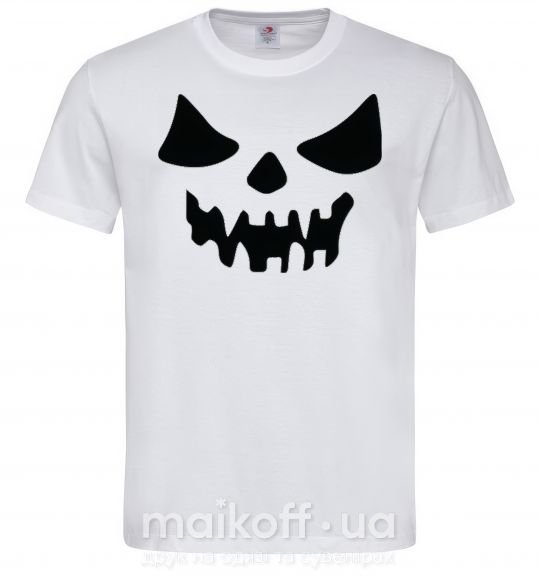 Мужская футболка Хеллоуин Белый фото