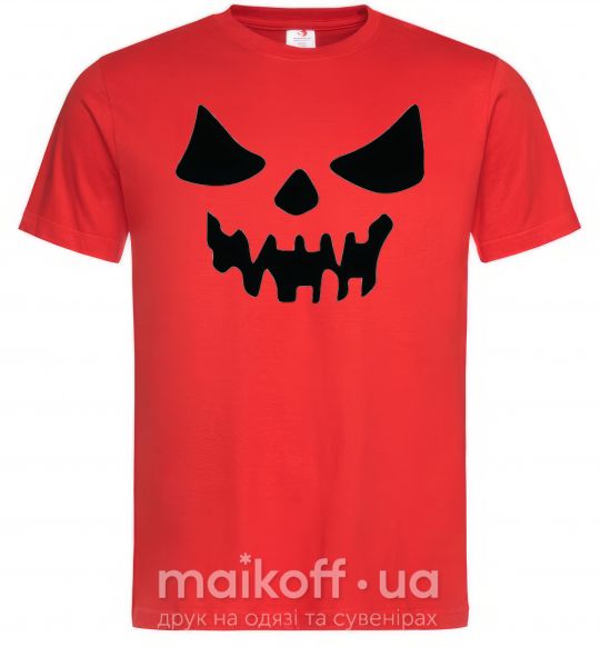 Мужская футболка Хеллоуин Красный фото
