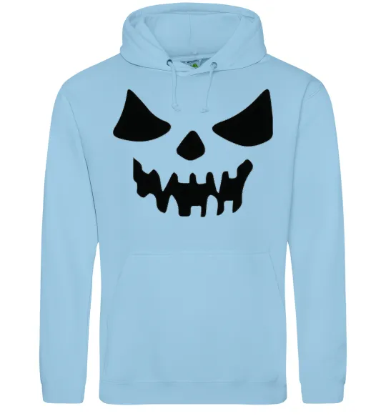 Мужская толстовка (худи) Хеллоуин Голубой фото