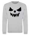 Свитшот Хеллоуин Серый меланж фото
