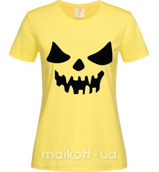 Жіноча футболка Хеллоуин Лимонний фото