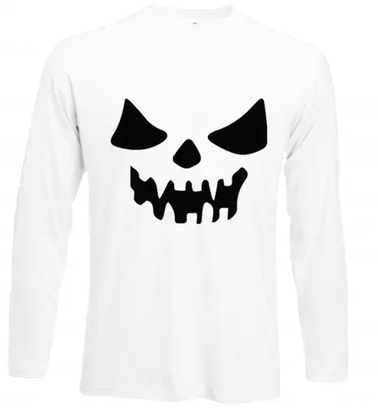 Лонгслив Хеллоуин Белый фото