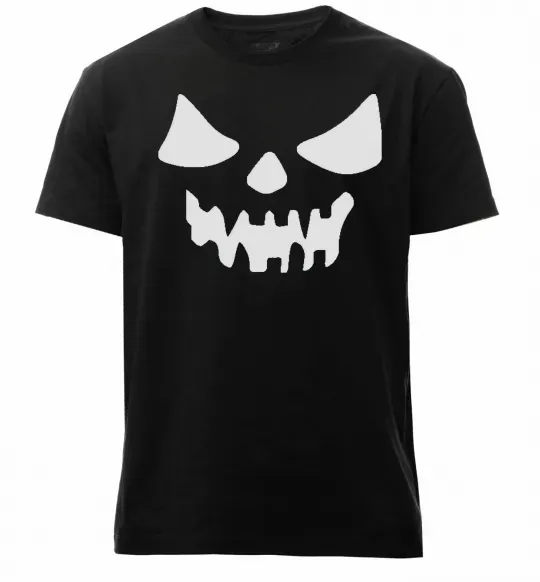 Мужская премиум футболка Хеллоуин Черный фото