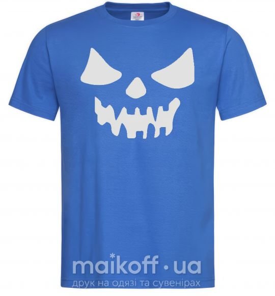 Чоловіча футболка Хеллоуин Яскраво-синій фото