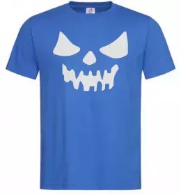 Чоловіча футболка Хеллоуин Яскраво-синій фото