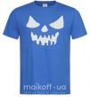 Мужская футболка Хеллоуин Ярко-синий фото