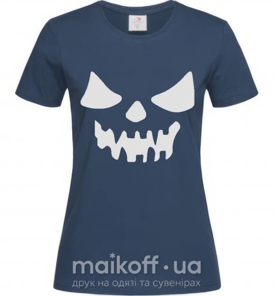 Женская футболка Хеллоуин Темно-синий фото
