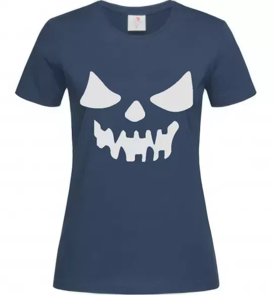 Жіноча футболка Хеллоуин Темно-синій фото