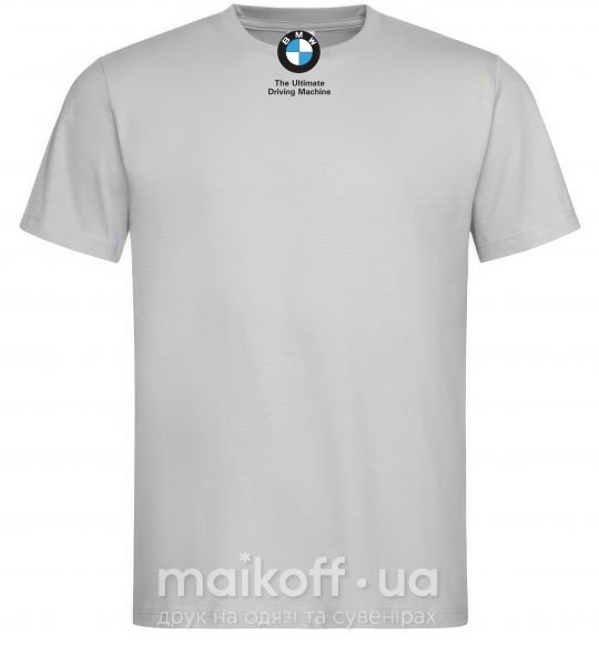 Чоловіча футболка BMW Сірий фото
