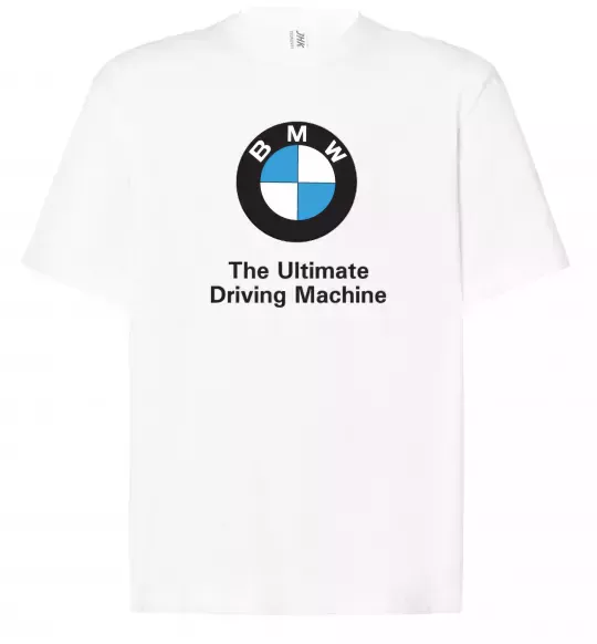 Футболка Оверсайз BMW Білий фото