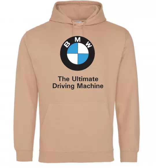 Мужская толстовка (худи) BMW Песочный фото