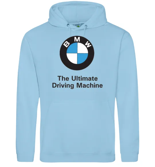 Мужская толстовка (худи) BMW Голубой фото