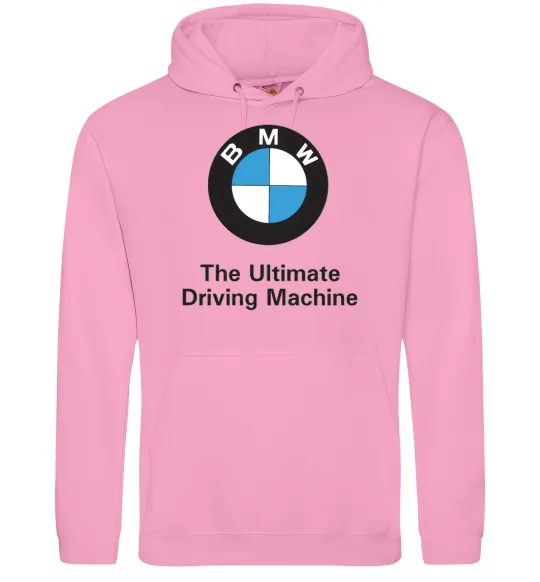 Женская толстовка (худи) BMW Розовый фото