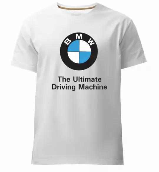 Мужская премиум футболка BMW Белый фото