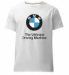 Мужская премиум футболка BMW Белый фото