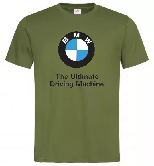 Чоловіча футболка BMW Оливковий фото