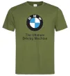 Чоловіча футболка BMW Оливковий фото