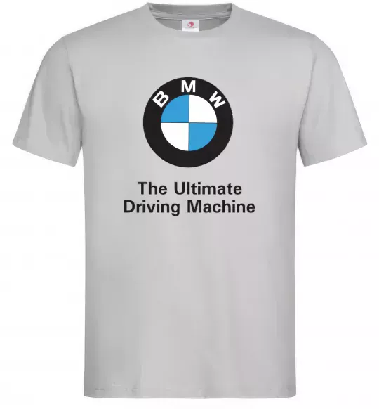 Чоловіча футболка BMW Сірий фото