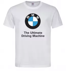 Чоловіча футболка Logo BMW Білий фото Чоловіча футболка Logo BMW Білий фото