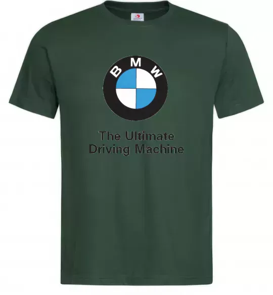 Чоловіча футболка BMW Темно-зелений фото