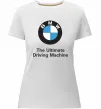 Женская премиум футболка BMW Белый фото
