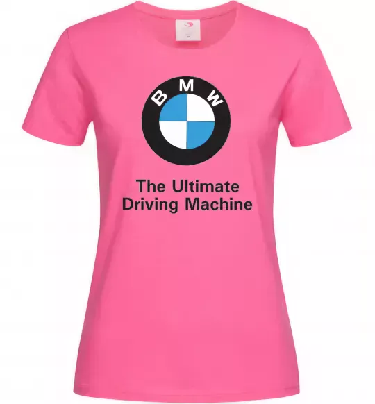 Женская футболка BMW Ярко-розовый фото