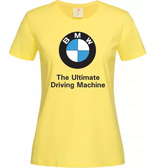 Женская футболка BMW Лимонный фото