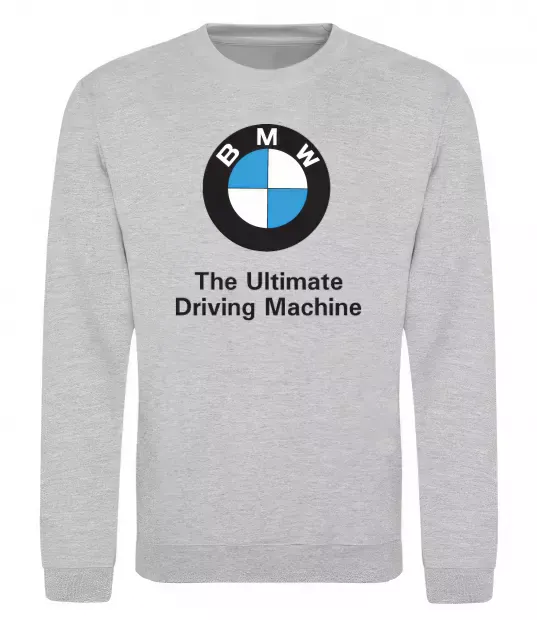 Свитшот BMW Серый меланж фото