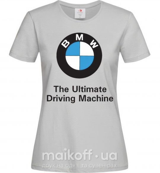 Женская футболка BMW Серый фото