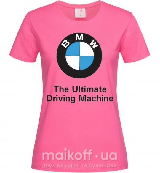 Женская футболка BMW Ярко-розовый фото