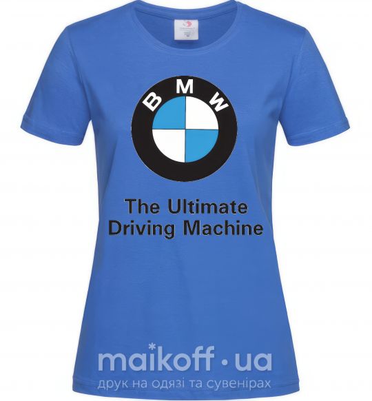Жіноча футболка BMW Яскраво-синій фото