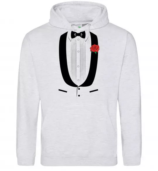 Чоловіча толстовка (худі) КОСТЮМ Сірий меланж фото