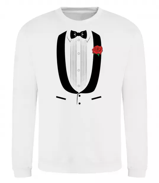 Свитшот КОСТЮМ Белый фото