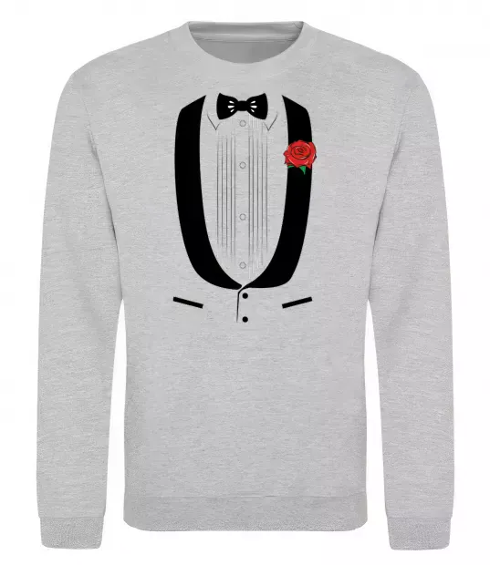 Свитшот КОСТЮМ Серый меланж фото