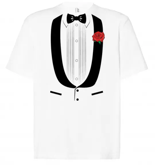 Футболка Оверсайз КОСТЮМ Белый фото