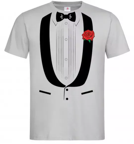 Чоловіча футболка КОСТЮМ Сірий фото