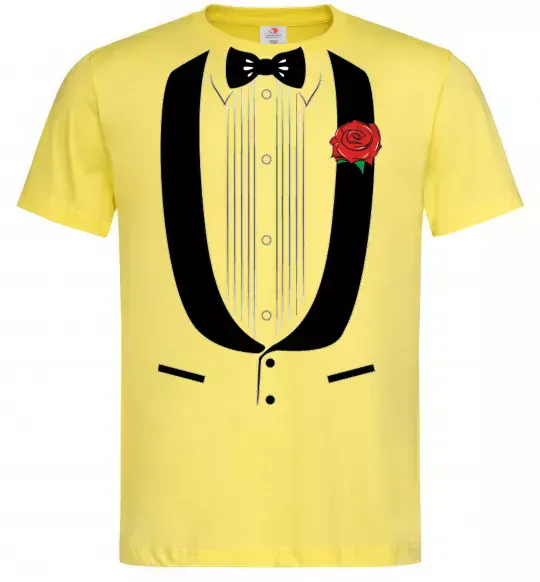 Чоловіча футболка КОСТЮМ Лимонний фото