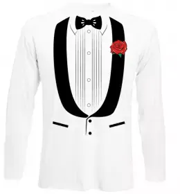 Лонгслів Метелик та фрак Чорний фото