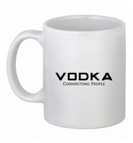 Чашка керамічна VODKA-CONNECTING PEOPLE